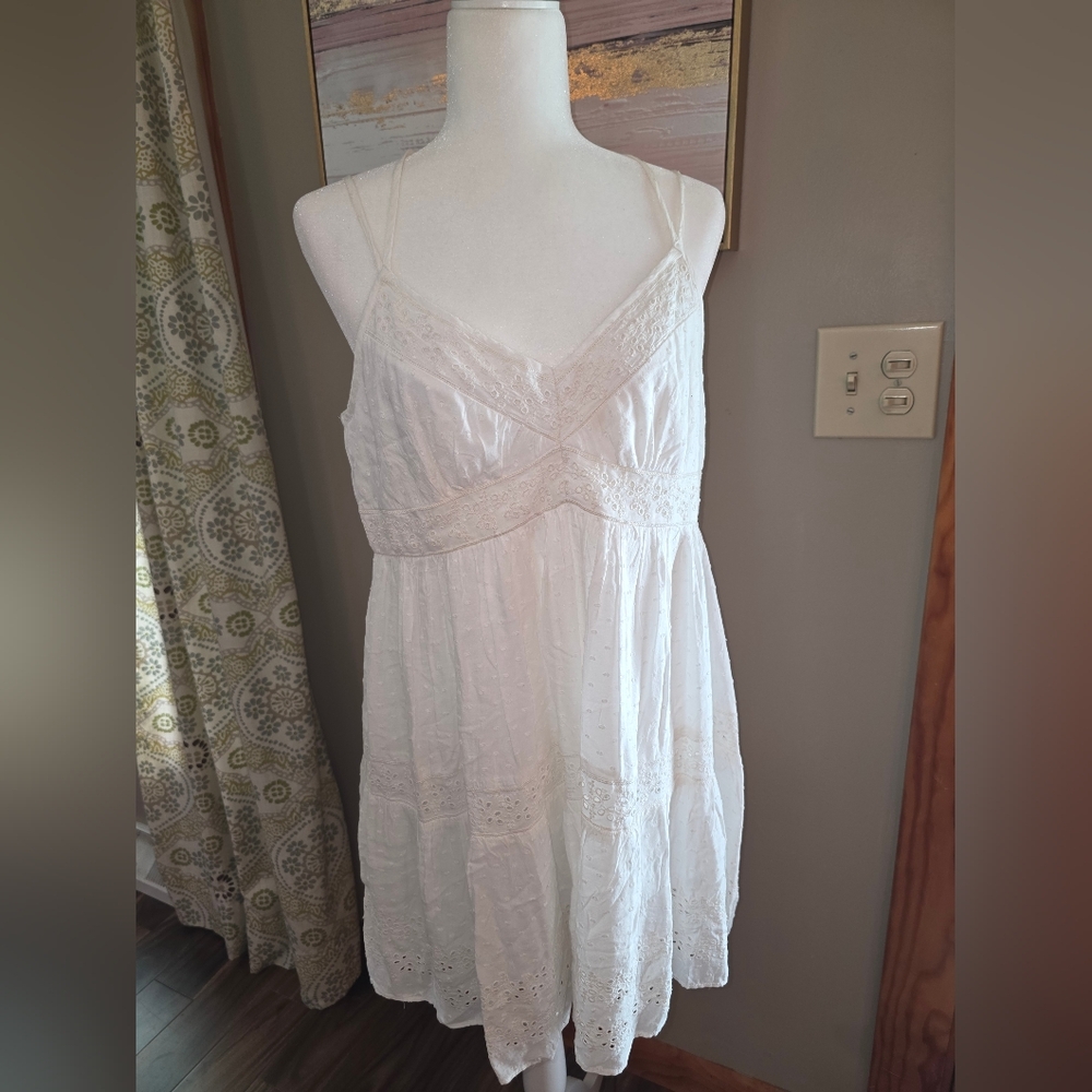 American Eagle Outfitters White Mini Dress